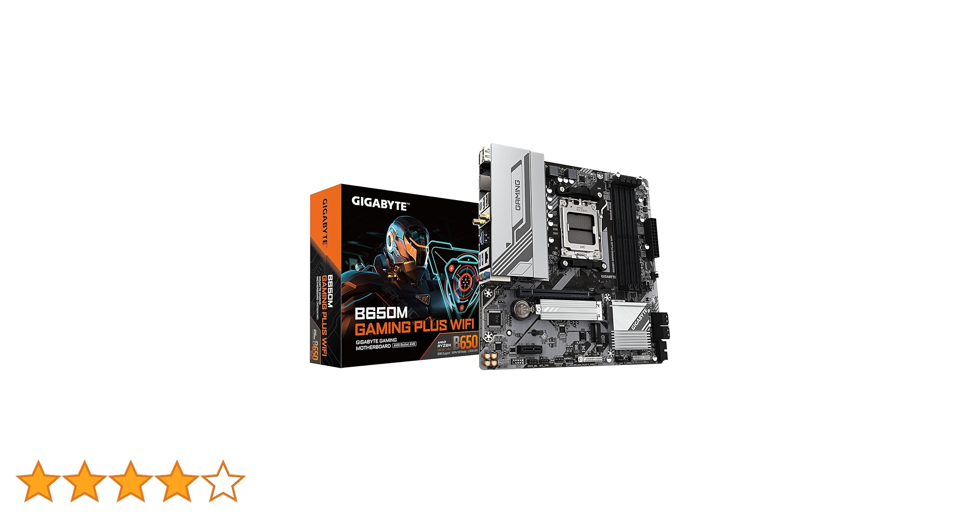 GIGABYTE B650M Gaming Plus WiFi AM5 LGA 1718 AMD B650 M-ATX